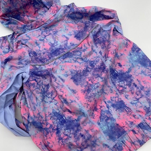 Ivivva Colorful Windbreaker Track Jacket Hooded - Picture 5 of 9